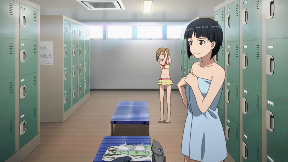 SAO Asuna get dressed swimsuit 8