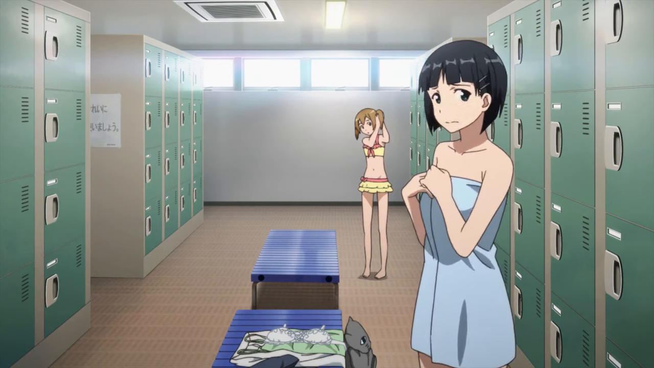 SAO Asuna get dressed swimsuit 9