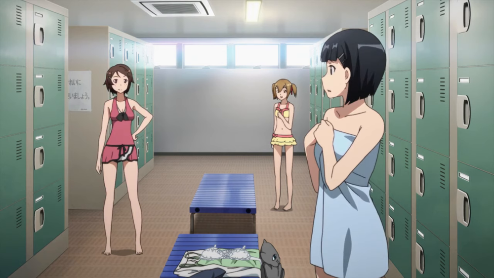 SAO Asuna get dressed swimsuit 14