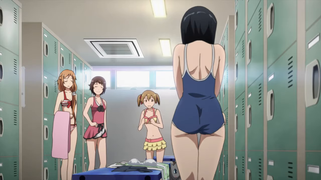 SAO Asuna get dressed swimsuit 40