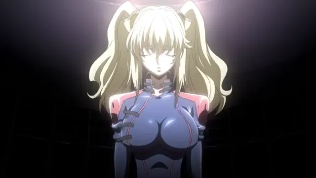 [HQ]code geass Leila changes clothes, butt 40