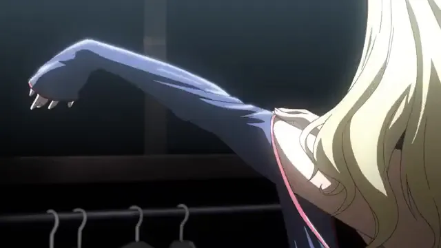 [HQ]code geass Leila changes clothes, butt 16