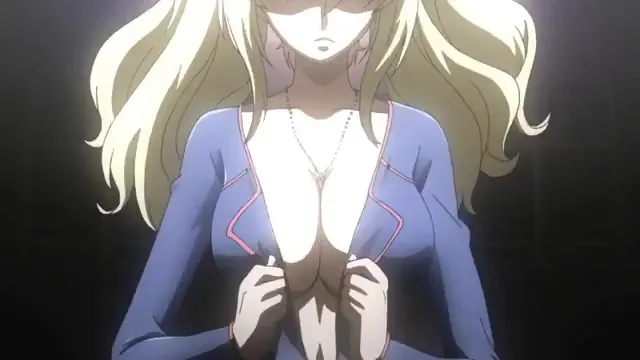 [HQ]code geass Leila changes clothes, butt 22