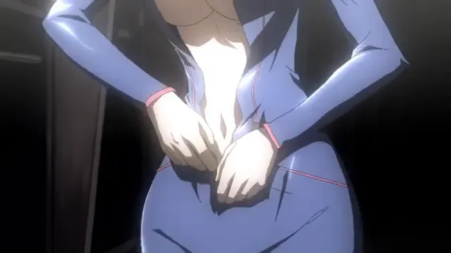 [HQ]code geass Leila changes clothes, butt 27