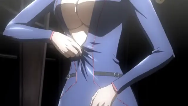 [HQ]code geass Leila changes clothes, butt 31