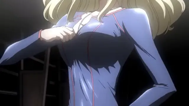 [HQ]code geass Leila changes clothes, butt 35