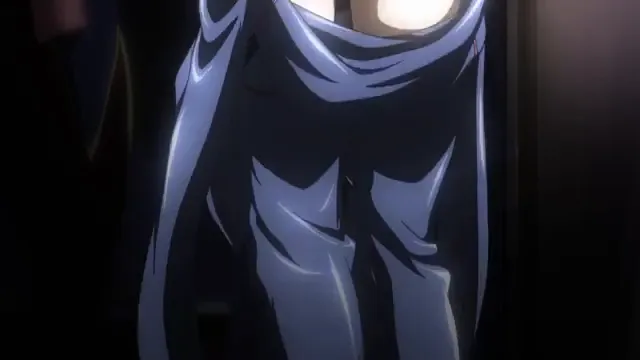 [HQ]code geass Leila changes clothes, butt 6