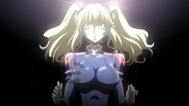 [HQ]code geass Leila changes clothes, butt 37