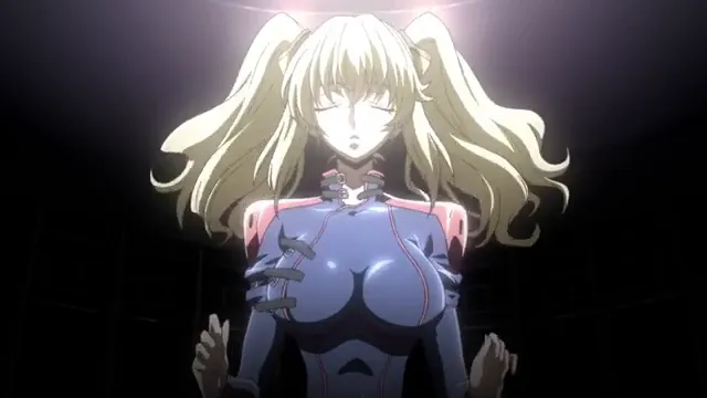 [HQ]code geass Leila changes clothes, butt 38