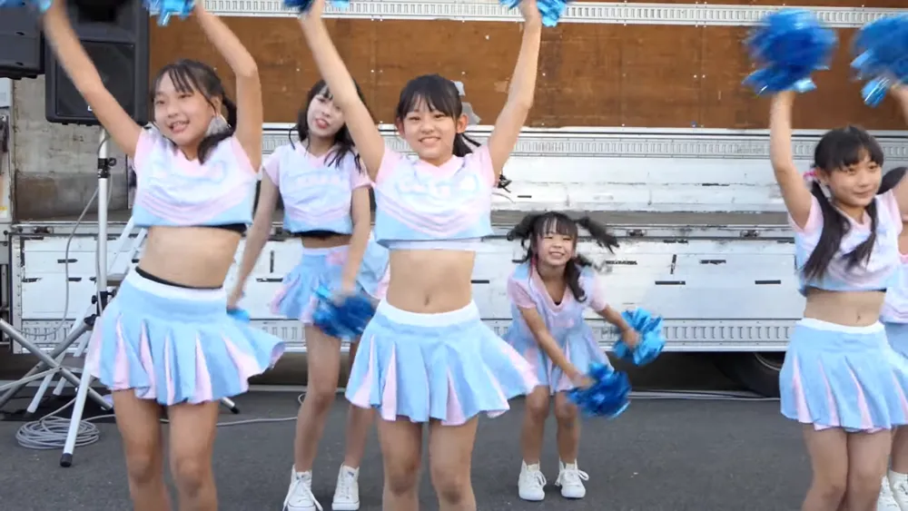 Japanese teen dance. Asian, thighs, and underarm 18