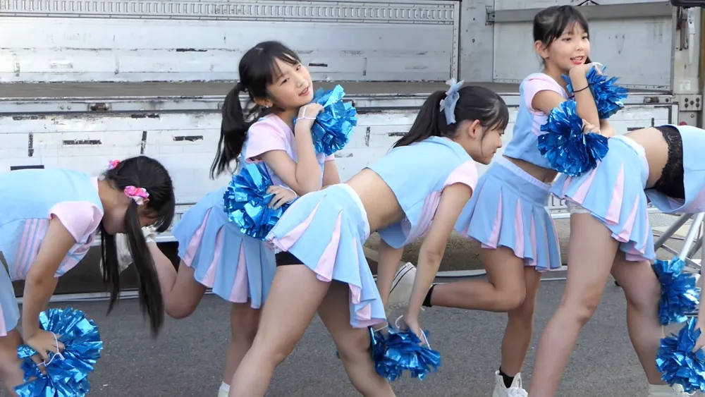 Japanese teen dance. Asian, thighs, and underarm 5