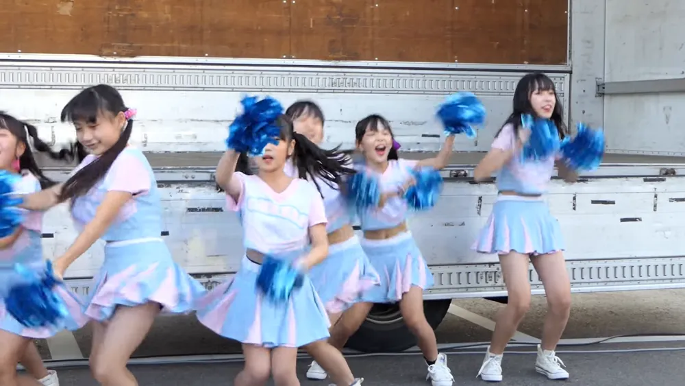 Japanese teen dance. Asian, thighs, and underarm 8