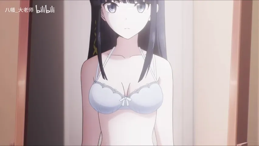 Miyuki Shiba takes off clothes. The Irregular at Magic High School sexy scene. 31