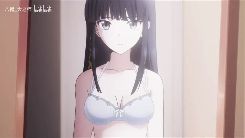 Miyuki Shiba takes off clothes. The Irregular at Magic High School sexy scene. 32