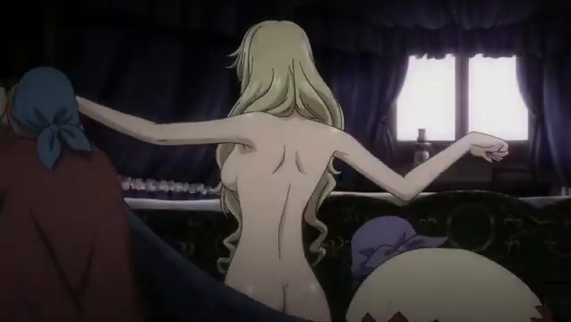 Code Geass: Akito the Exiled, chaging clothes scene 14