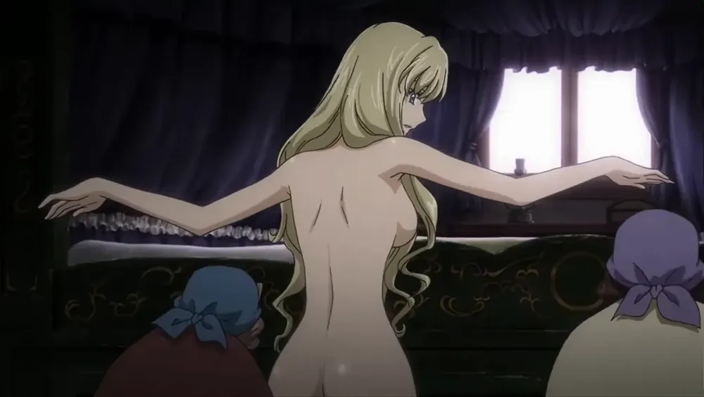 Code Geass: Akito the Exiled, chaging clothes scene 23