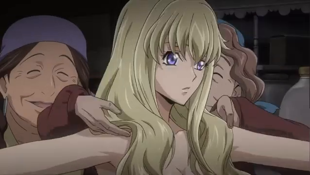 Code Geass: Akito the Exiled, chaging clothes scene 26