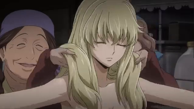 Code Geass: Akito the Exiled, chaging clothes scene 27